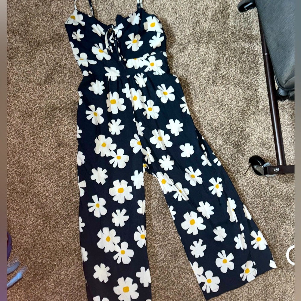 Navy blue romper